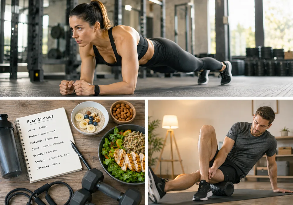 Les habitudes sportives qui mènent au succès 2 Une personne s'entraine en milieu sportif, illustration des habitudes menant au succes