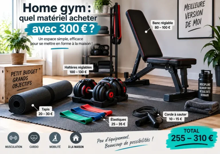 Home gym : quel matériel acheter avec 300 € ?